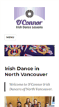 Mobile Screenshot of irishdancevancouver.com